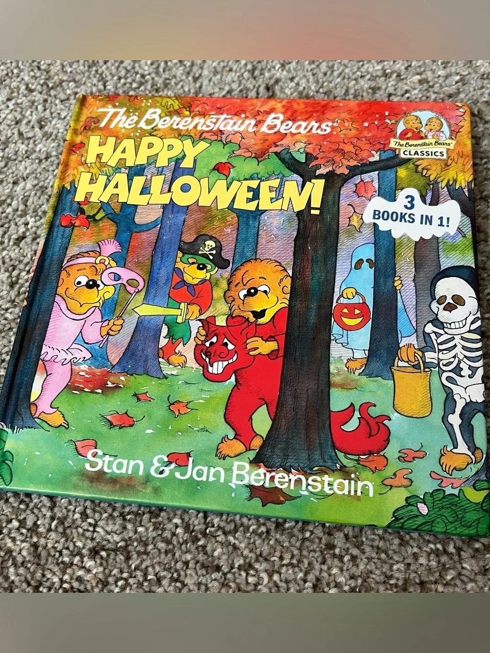 Happy Halloween! The  Berenstain Bears 3 in 1 Harcover Kids Book